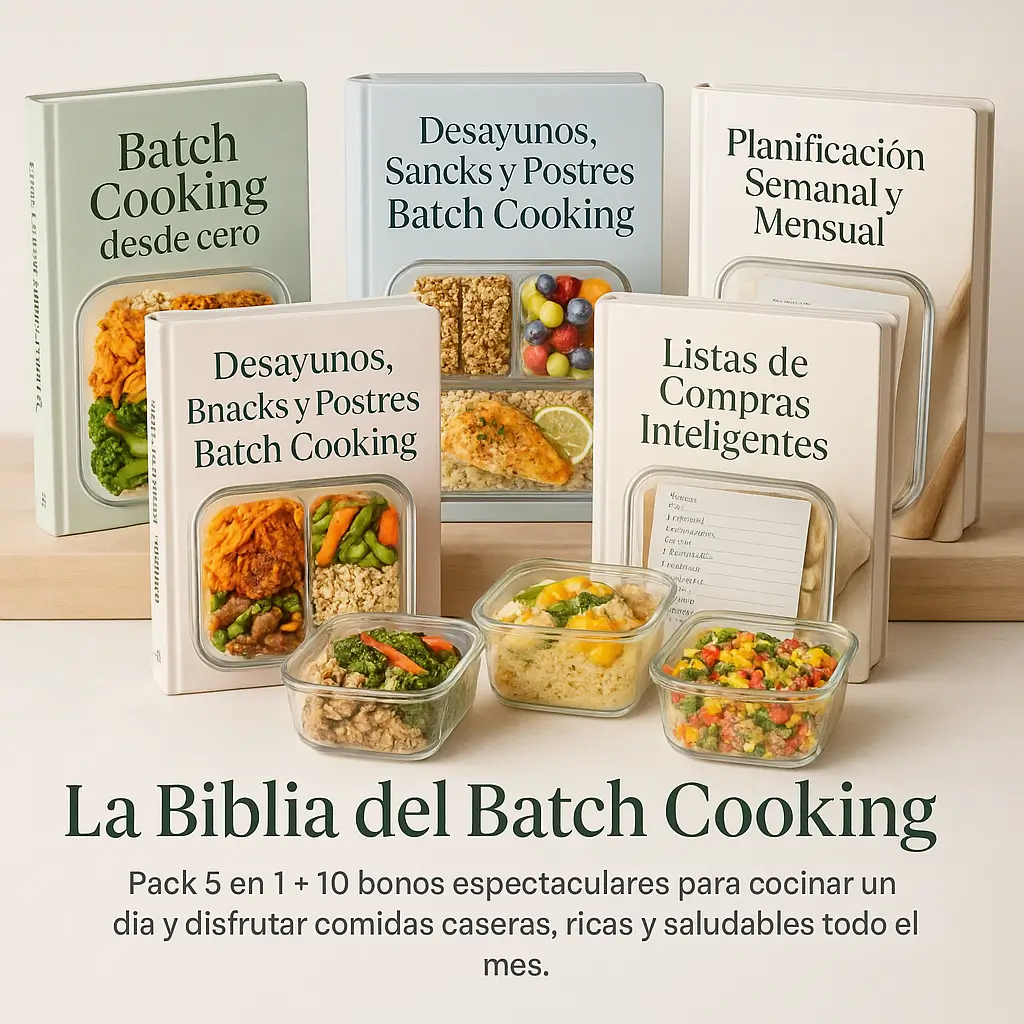 Mockup del Pack Batch Cooking